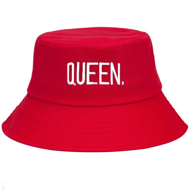 Bucket Hat Embroidered - Personnaliser reine brodé seau chapeau nouveau