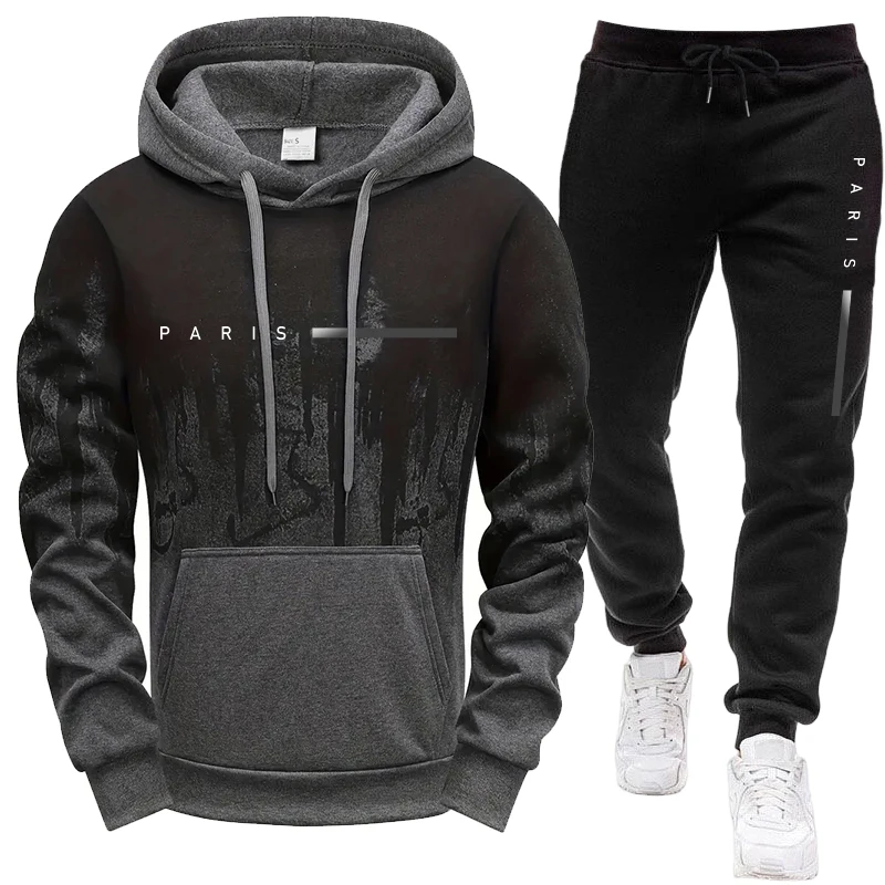 Street Fashion In Paris - Ensemble homme (sweat à capuche et