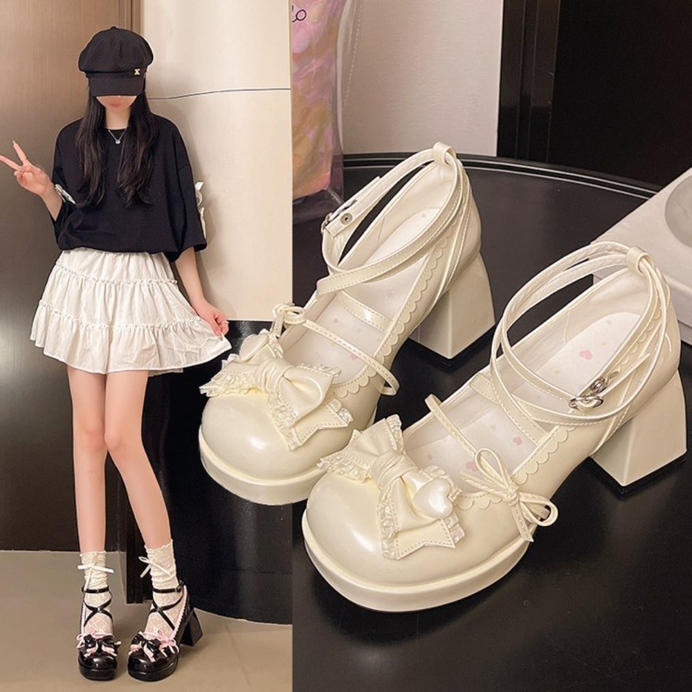 Fashion Street Night - Escarpins Lolita pour femmes, style boîte