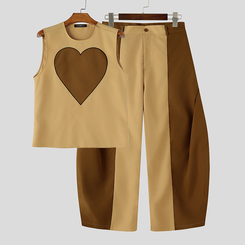 Fashion Streetwear - INCERUN Ensembles pour hommes : Débardeurs