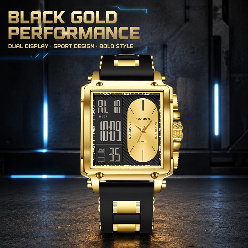Street Fashion Week - FOXBOX Montre Électronique pour Homme, Style