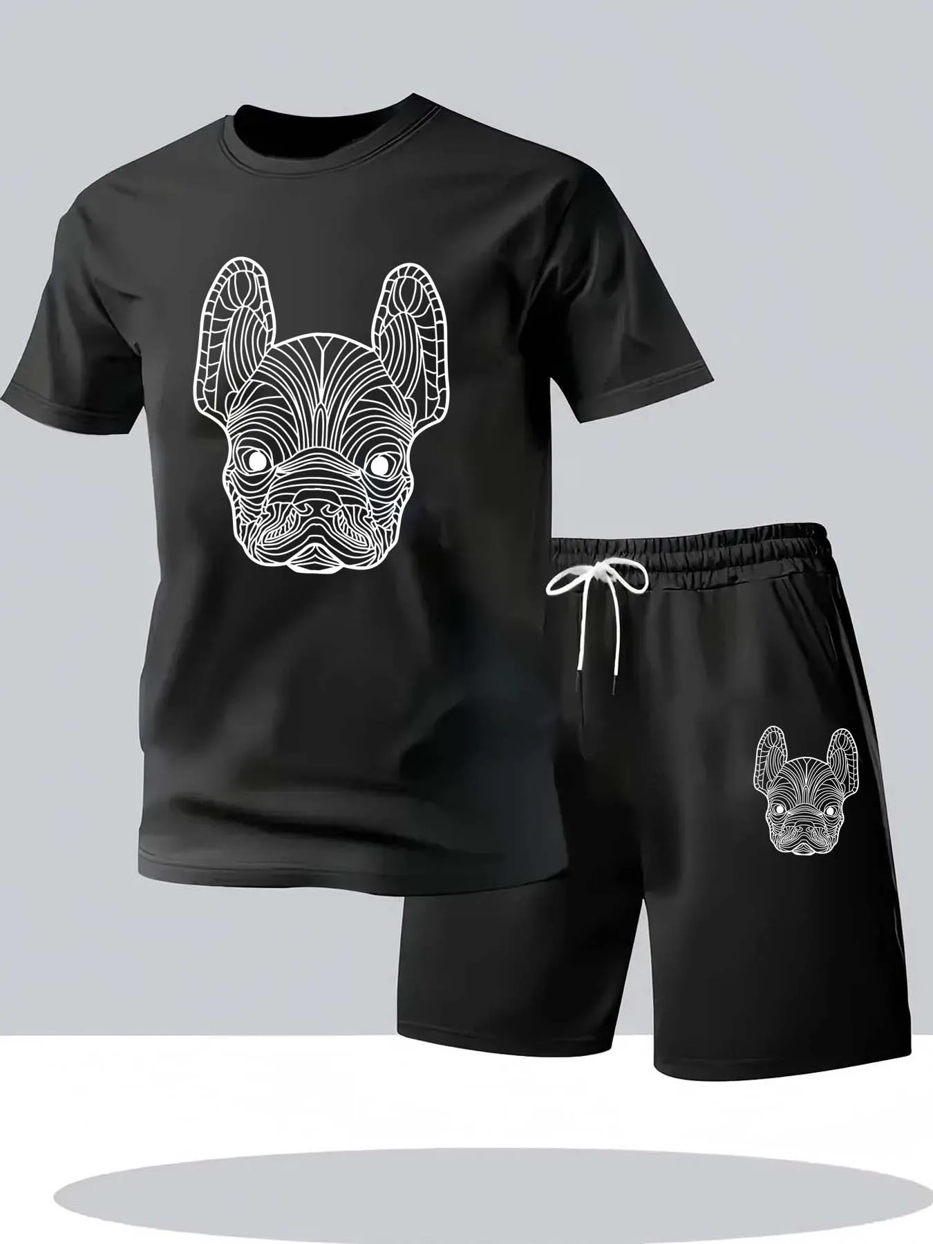 Street Fashion Clothes - Ensemble t-shirt et short à manches