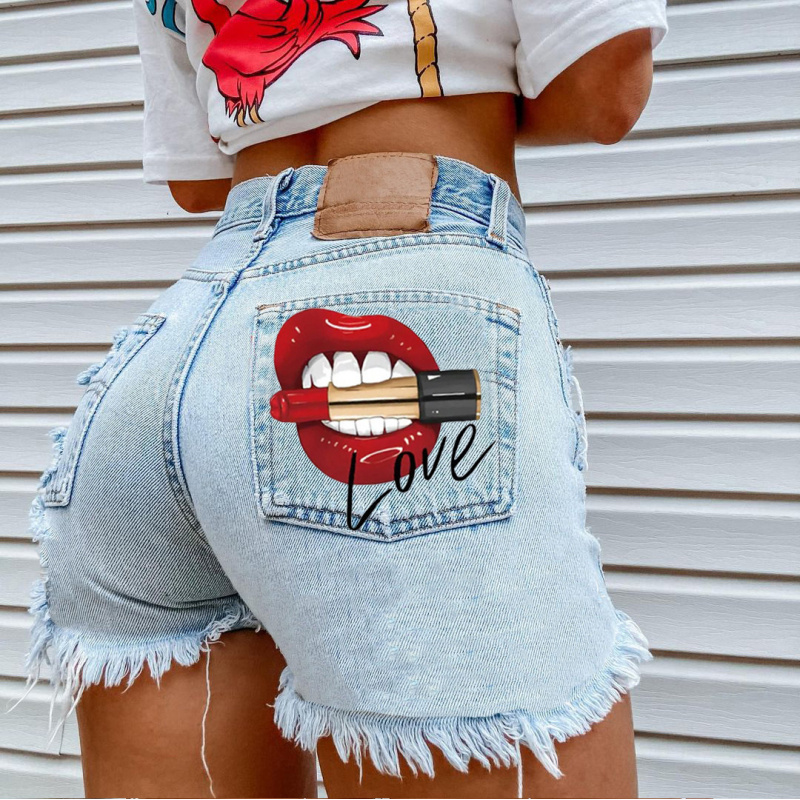 Street Fashion Denim - Shorts en jean déchiré tendance pour