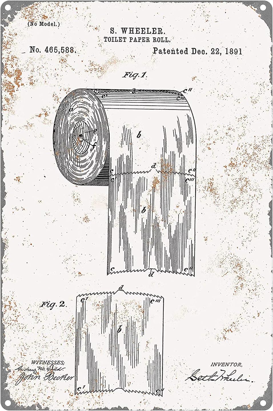 Street Fashion Wallpaper - Panneau Métallique Vintage Amusant en Forme