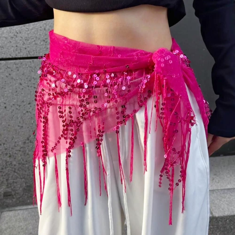 Street Fashion India - Ceinture de danse orientale à sequins