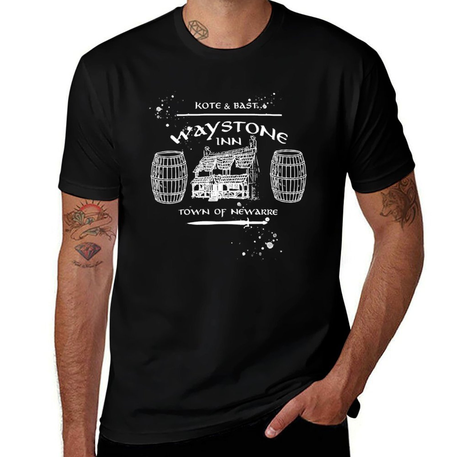 T-shirt Waystone Inn Name Of T - Street Fashion Name avis et prix