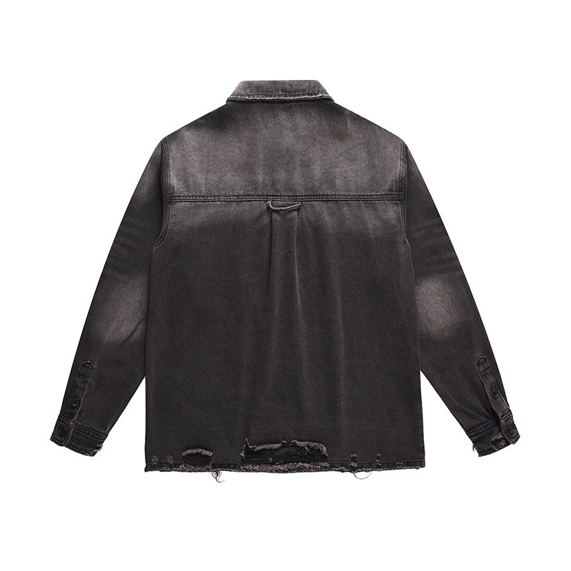 Veste en jean déchirée pour ho - Street Fashion Denim avis et prix
