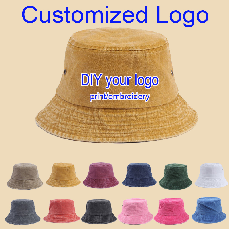 Logo personnalisé imprimé brod - Bucket Hat Embroidered avis et prix