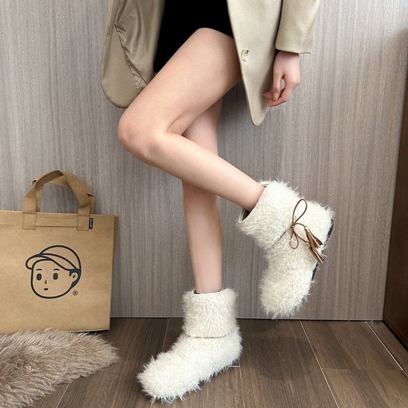 Chaussures blanches doublées d - Street Fashion Online avis et prix