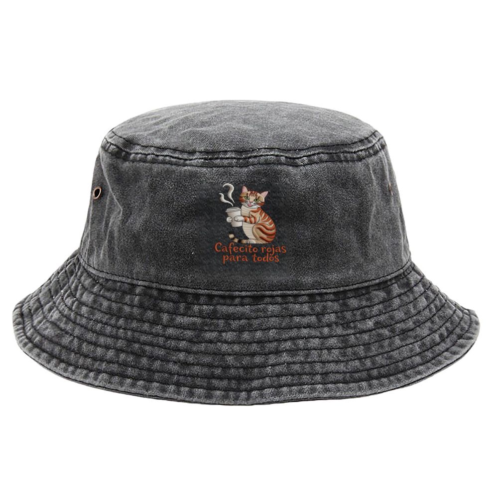 Chapeau de pêcheur en viscose  - Bucket Hat Embroidered avis et prix