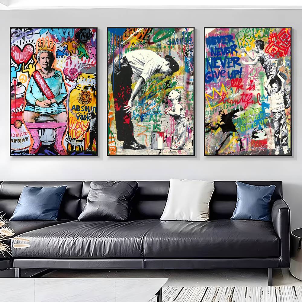 Affiche sur toile Graffiti Str - Street Fashion Wallpaper avis et prix