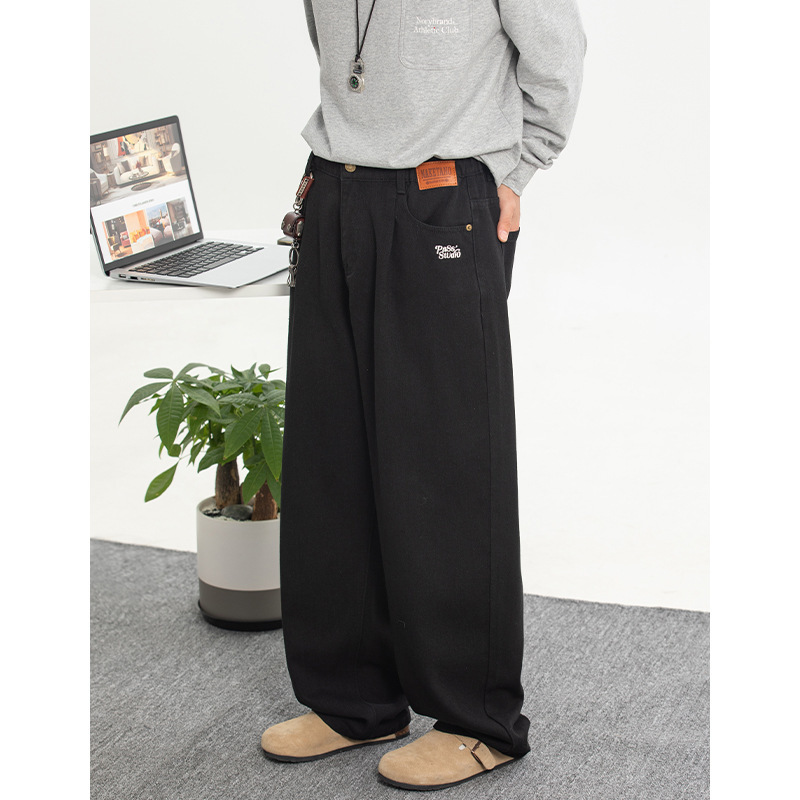 Pantalon de cowboy brodé avec  - Street Fashion Brand avis et prix