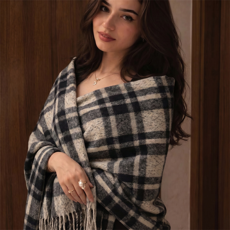 Écharpe lourde 750g, poncho à  - Street Fashion Hijab avis et prix