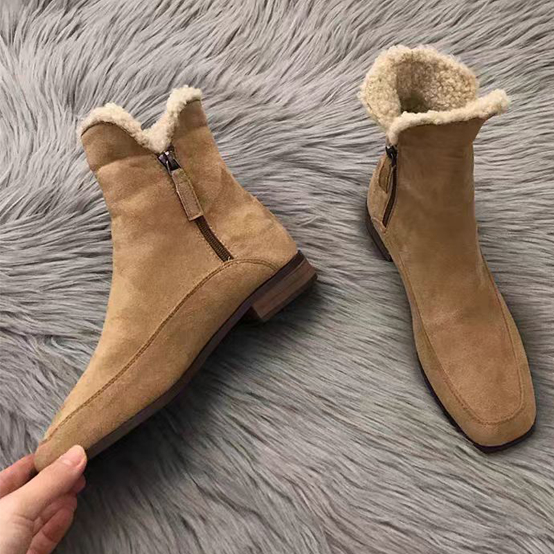 Nouvelles Bottes Courtes en Fo - Street Fashion Clothes avis et prix