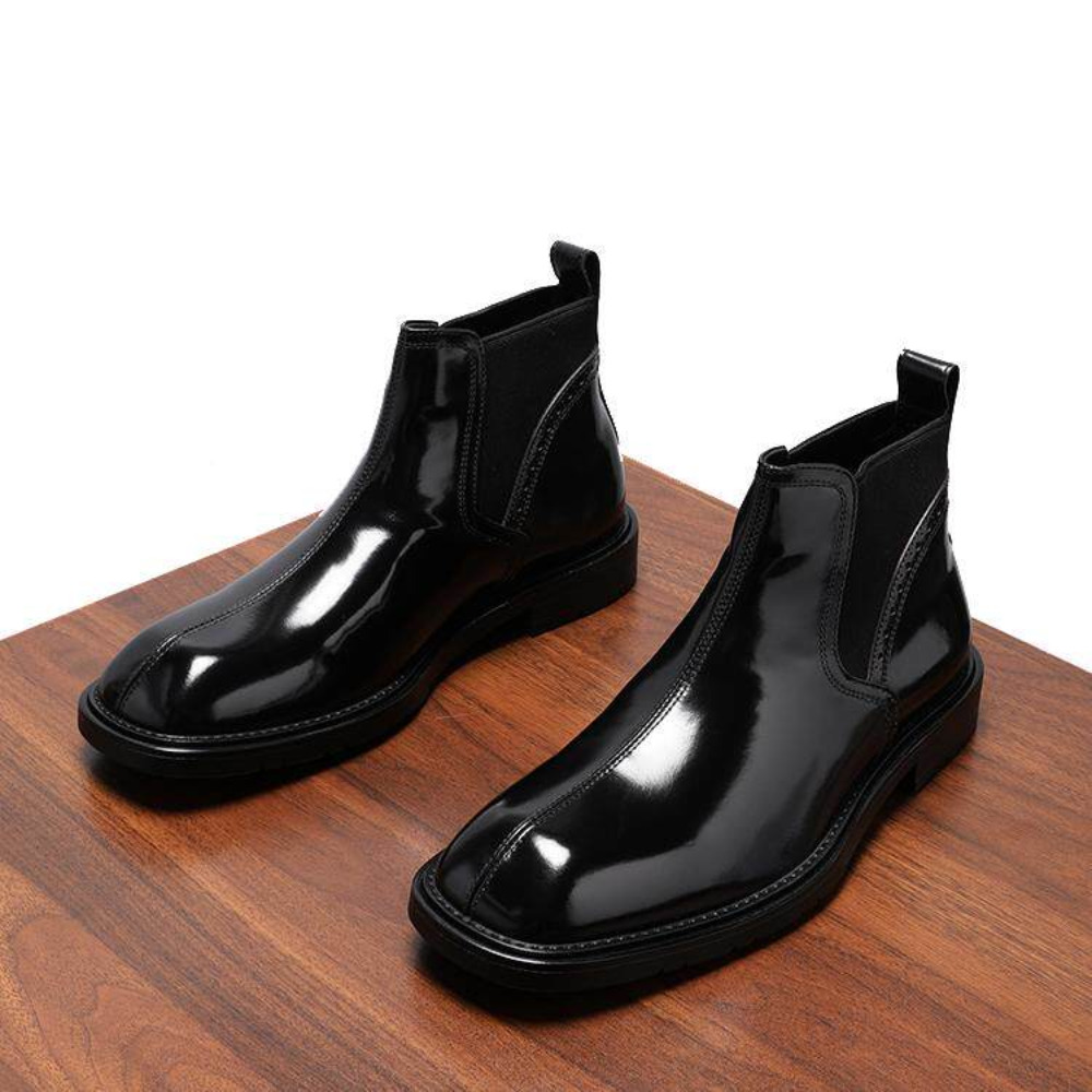 Bottes en cuir véritable pour  - Street Fashion Online avis et prix
