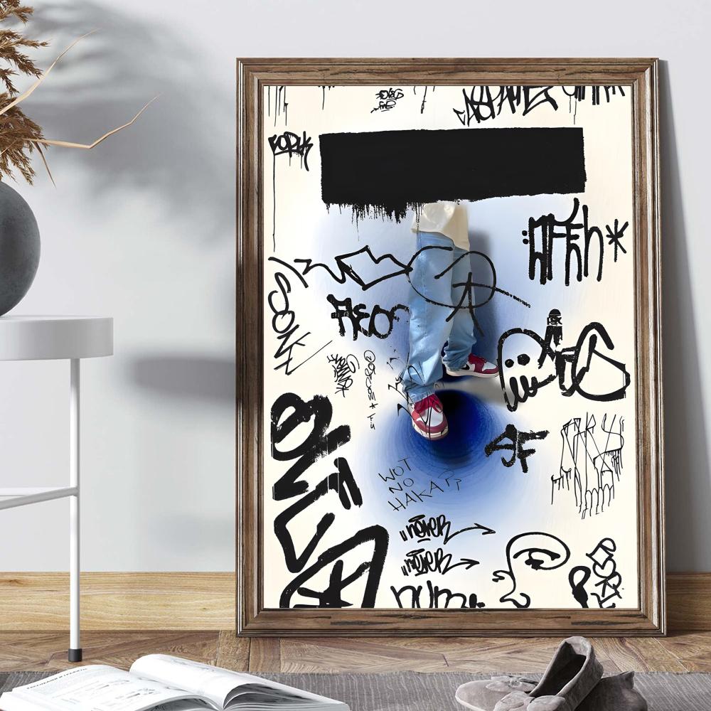 Peinture sur toile nordique po - Street Fashion Wallpaper avis et prix