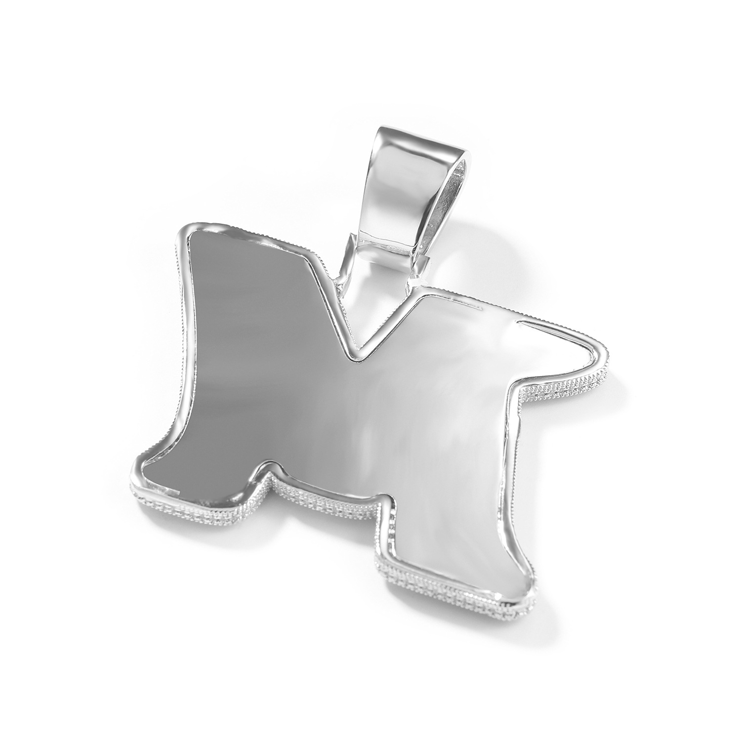 Pendentif lettre M style hip-h - Fashion Street Singapore avis et prix