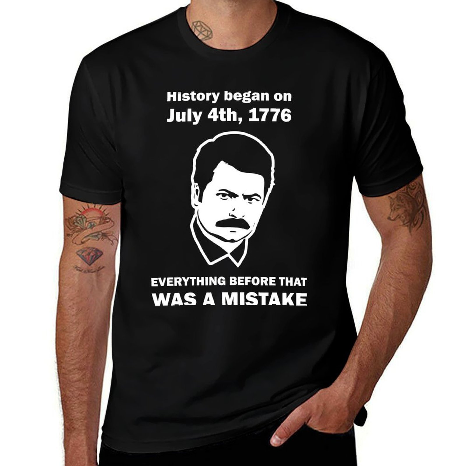 Ron Swanson History July 4 177 - Street Fashion History avis et prix