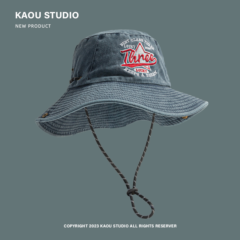 Chapeau de cowboy brodé avec l - Bucket Hat Embroidered avis et prix
