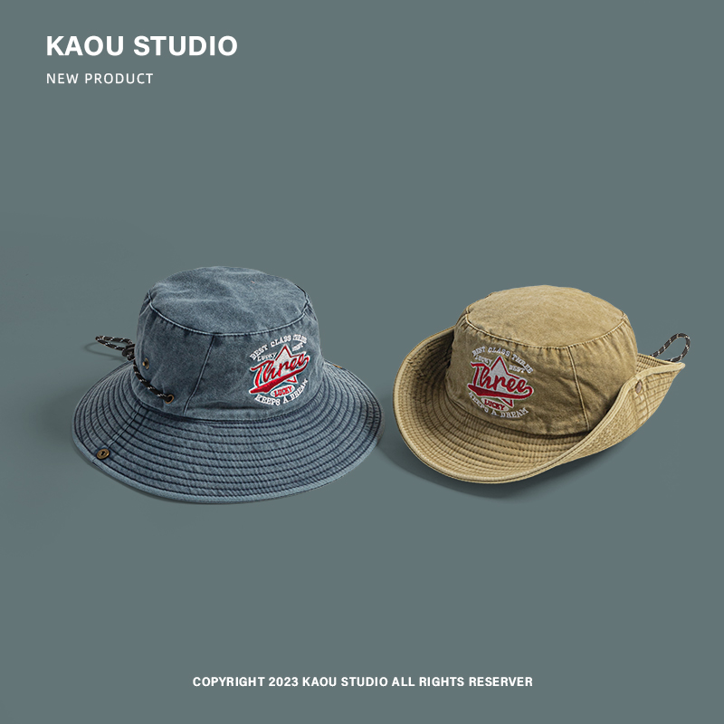 Chapeau de cowboy brodé avec l - Bucket Hat Embroidered avis et prix