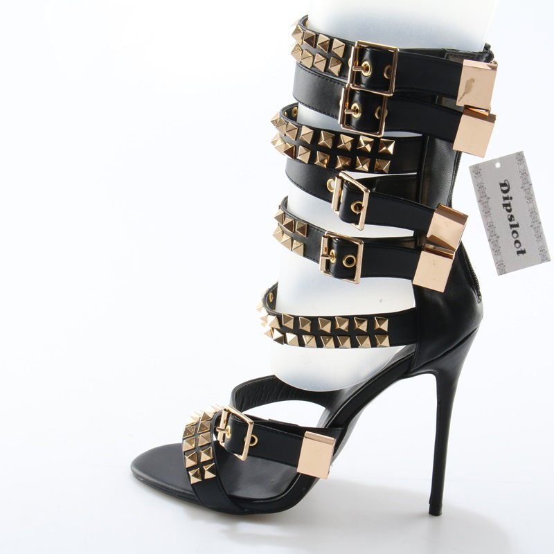Mode d'été Rivet doré lanières - Street Fashion Roma avis et prix