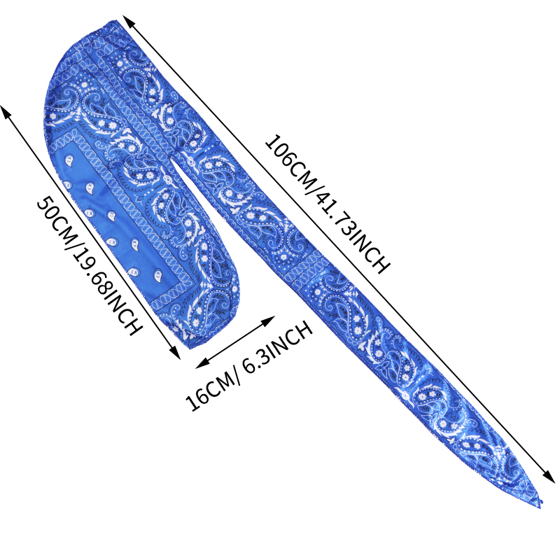 Amoeba imprimé soyeux Durag Ba - Street Fashion Hijab avis et prix