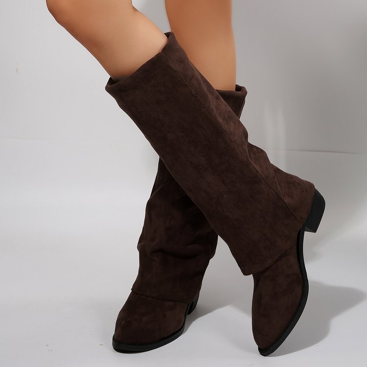 Femmes genou bottes hautes aut - Street Fashion Denim avis et prix