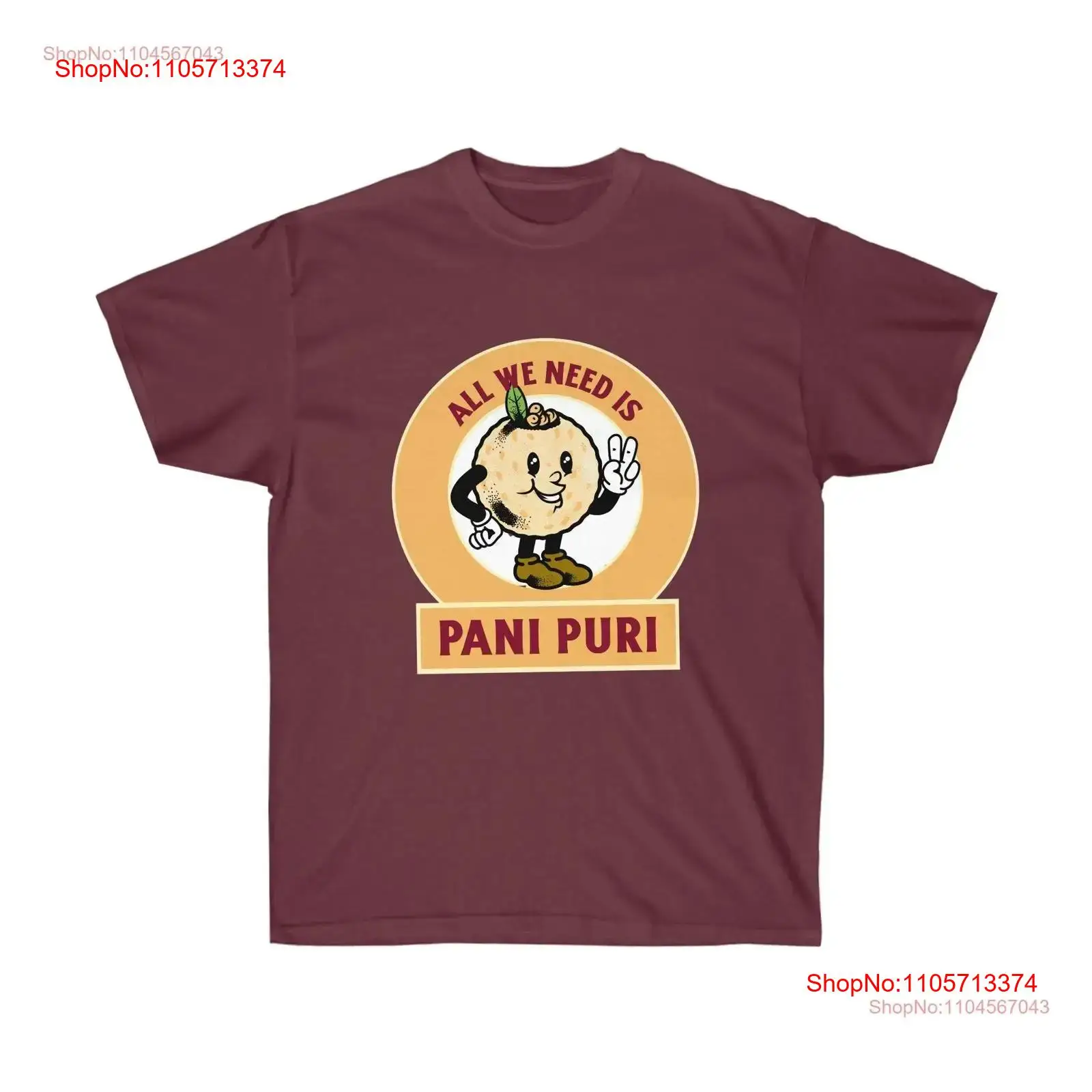 T-shirt Pani Puri, goût indien - Street Fashion India avis et prix