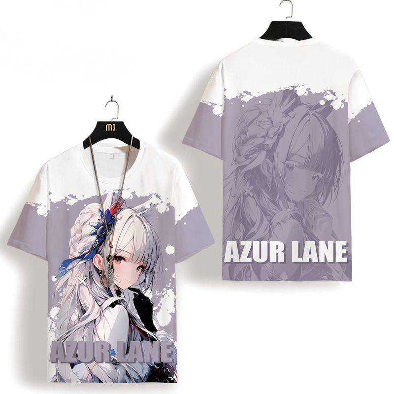 T-shirts 3D Cosplay Azur Lane  - Street Fashion Game avis et prix