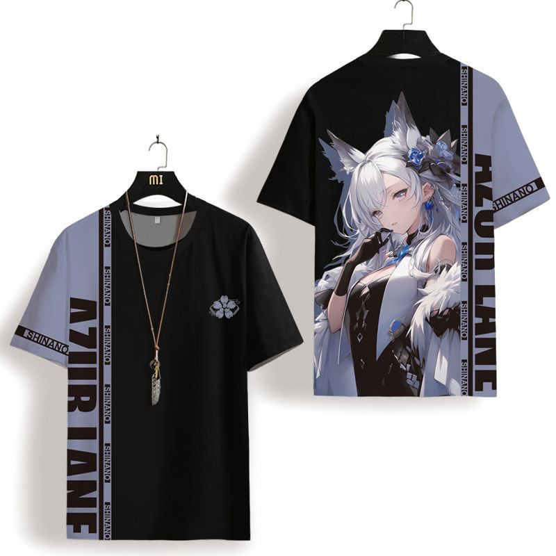 T-shirts 3D Cosplay Azur Lane  - Street Fashion Game avis et prix