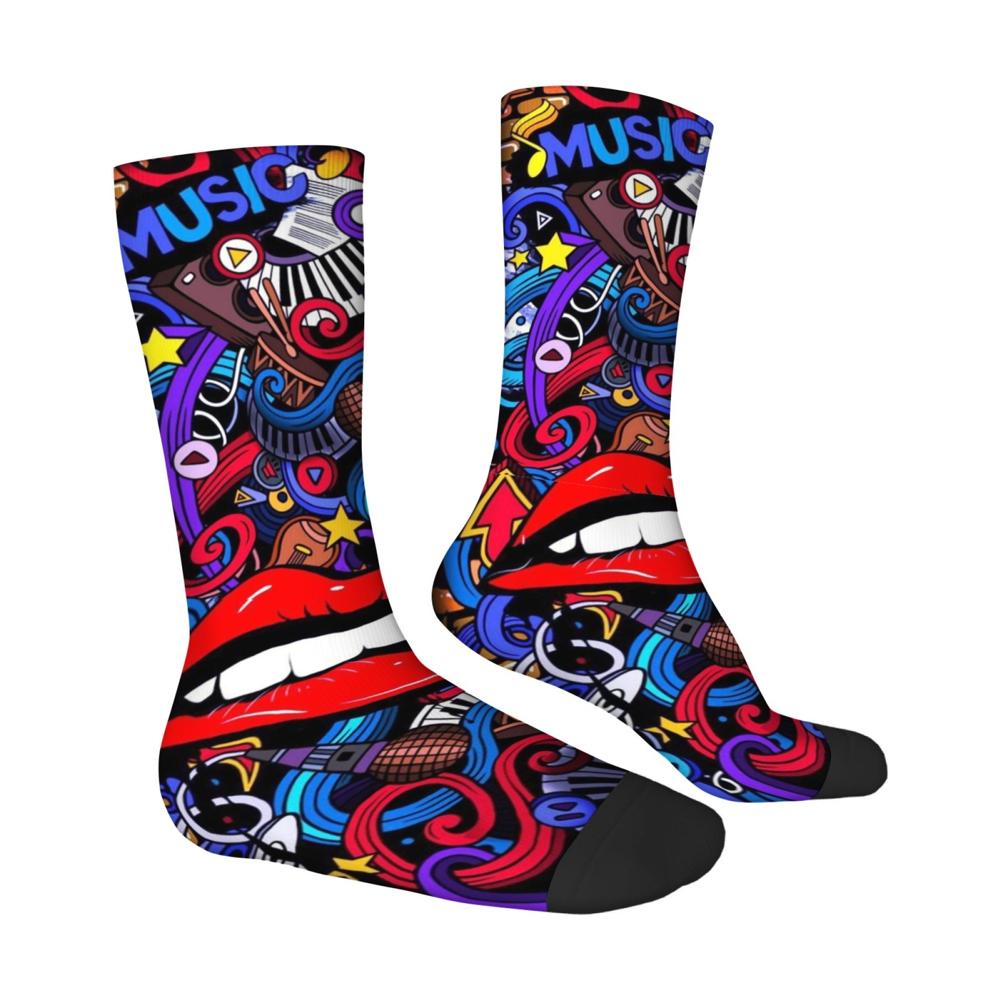 Chaussettes pour hommes à impr - Quirky Street Fashion avis et prix