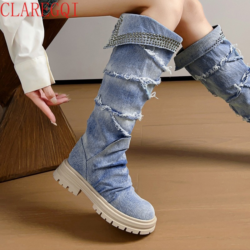 Nouvelles bottes d'automne pou - Girl Fashion Street avis et prix
