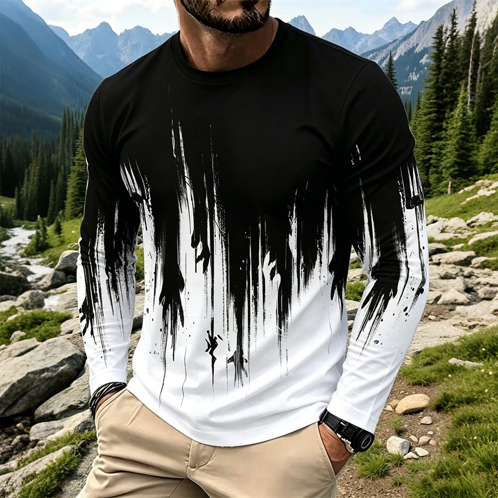 T-shirt à manches longues dégr - Fashion Streetwear avis et prix